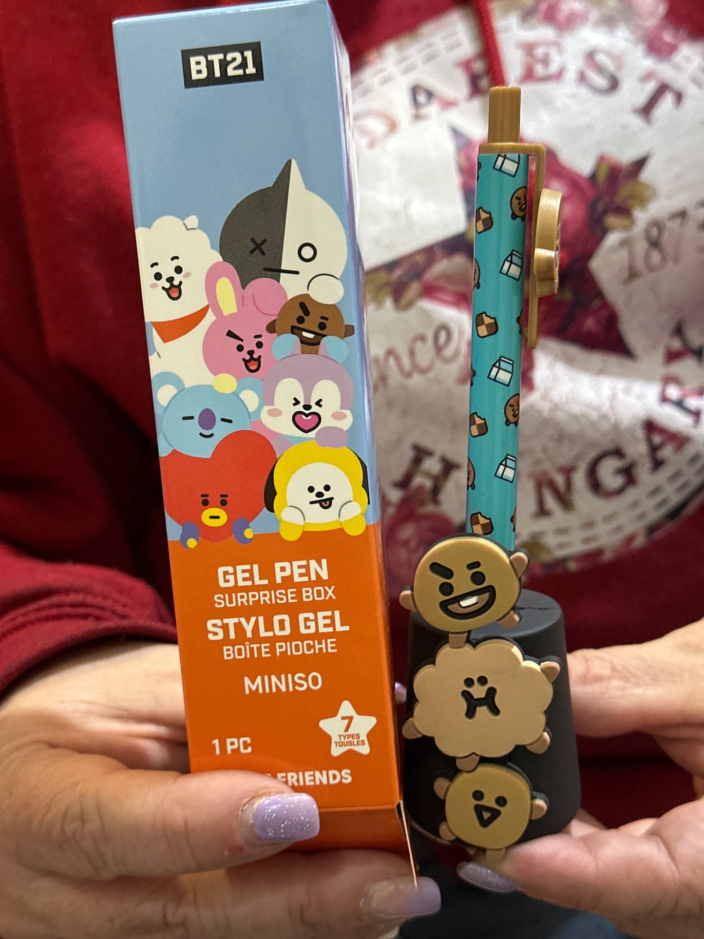 BTS GEL PEN surprise box