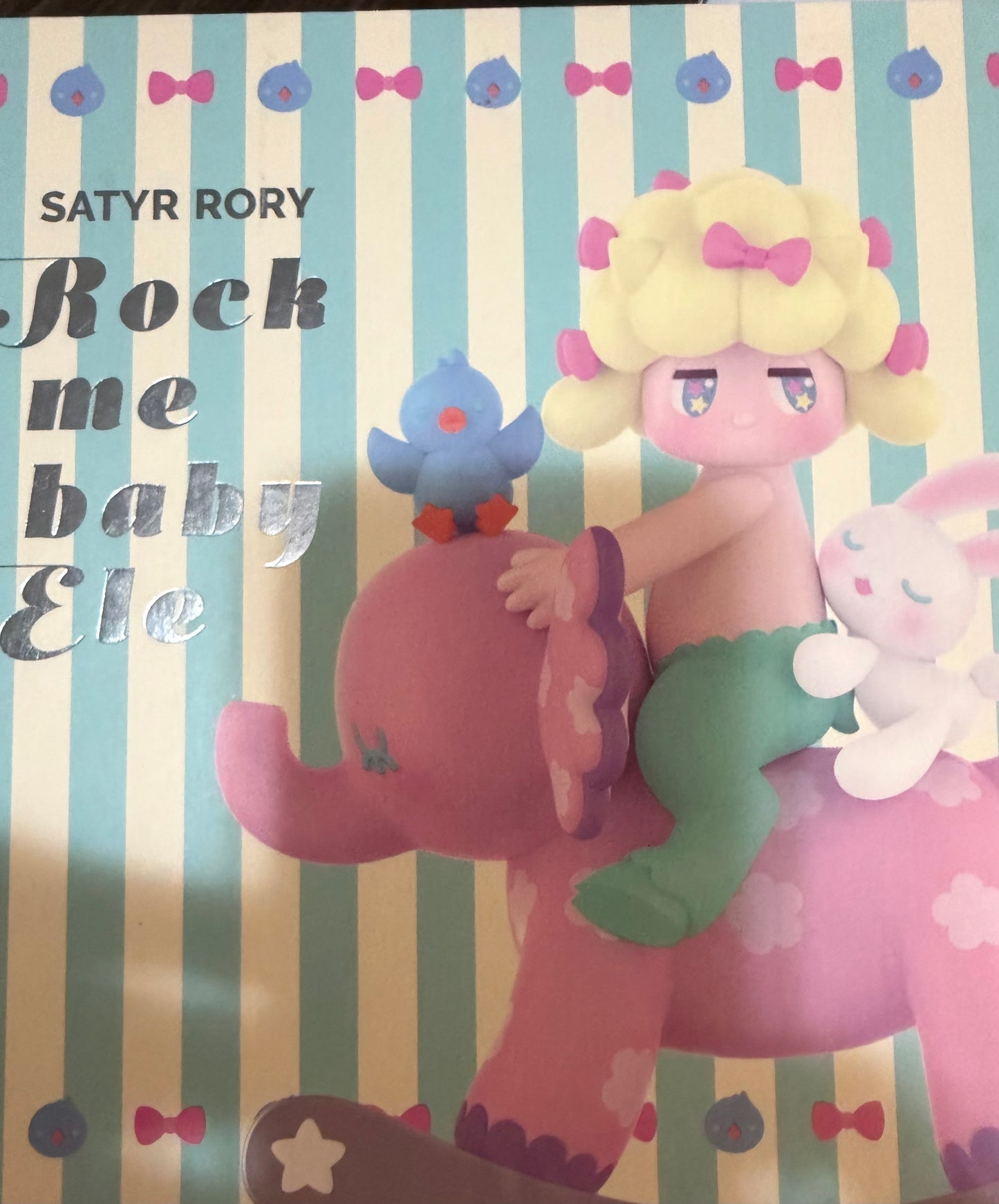Satyr Rory Elephant Jingle Big Figure Rock Me Baby Ele Seulgie X Pop Mart Vinyl LIMITED