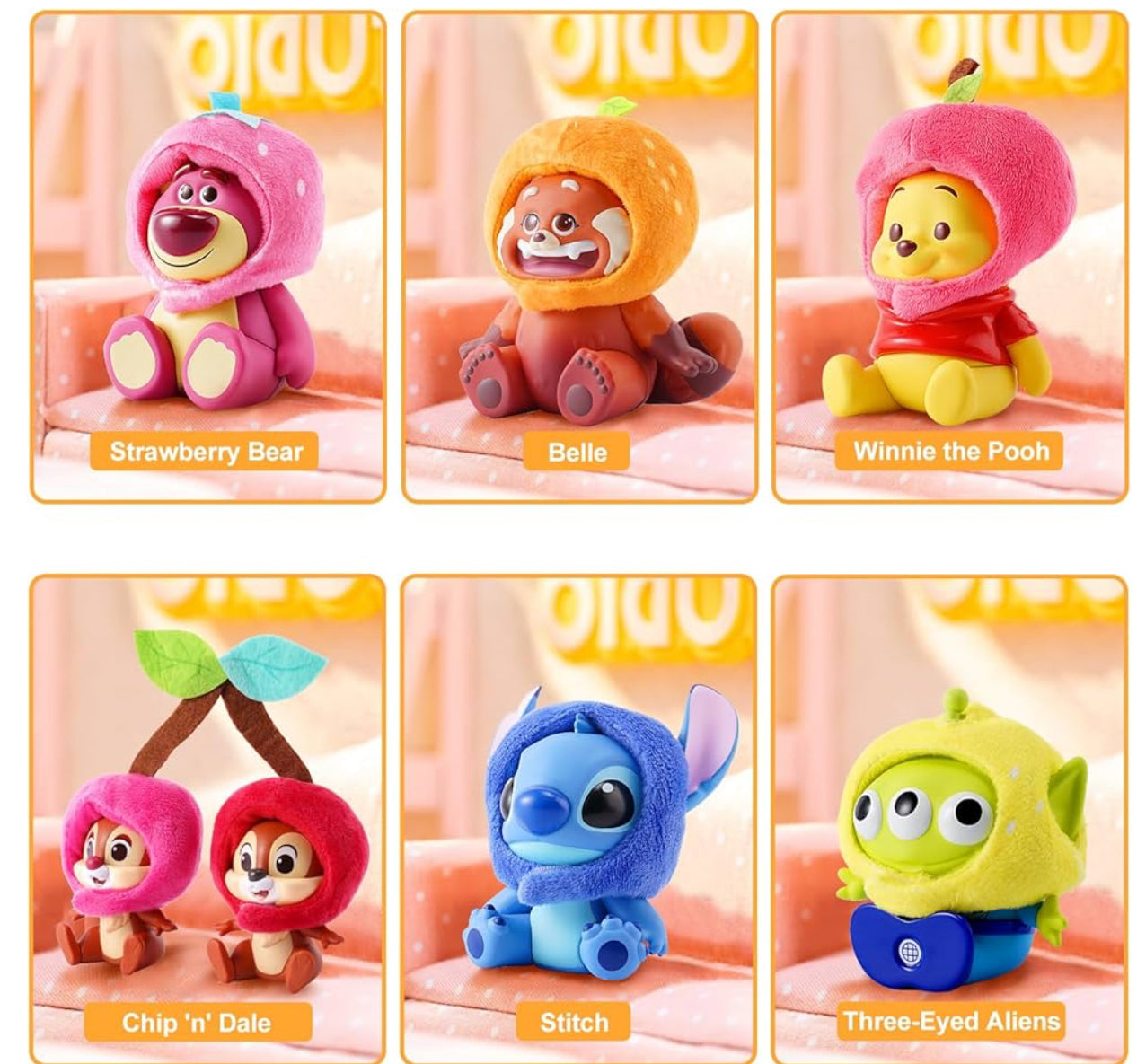 Disney Series Fruit-Themed Mystery Blind Boxes