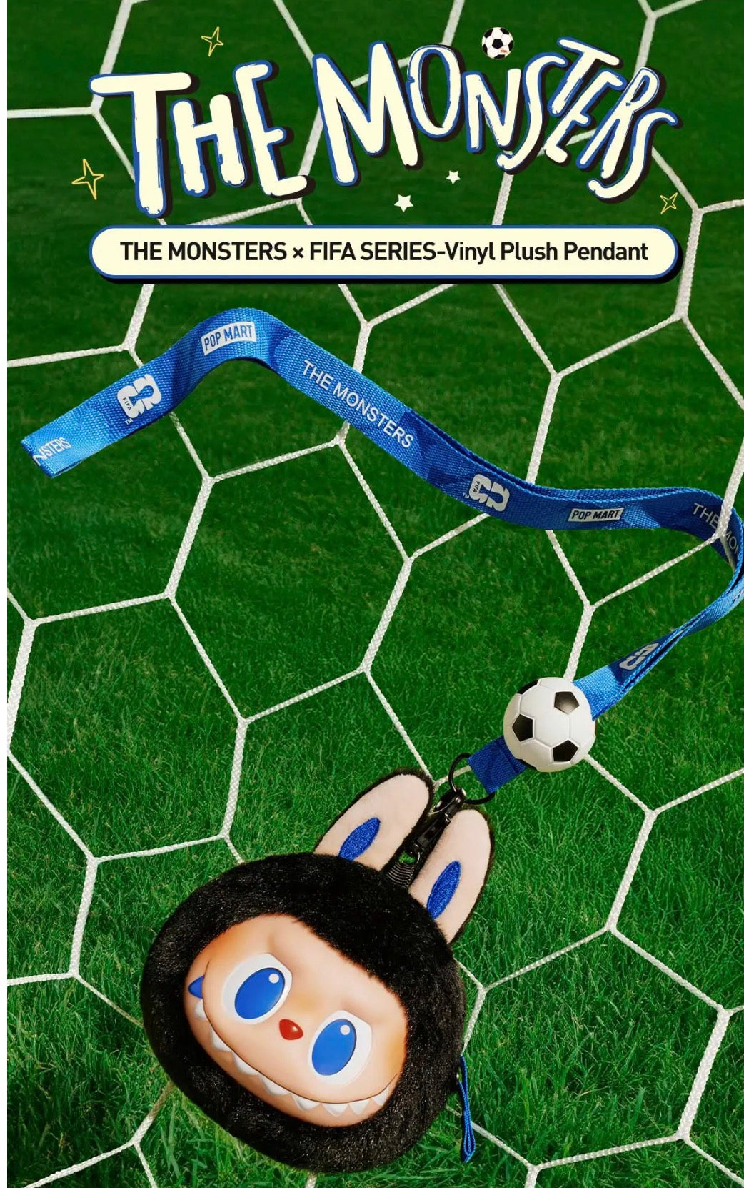 THE MONSTERS × FIFA SERIES-Vinyl Plush Pendant