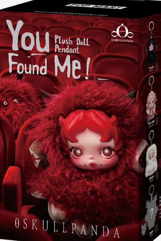 SKULLPANDA You Found Me! Series Plush Doll Pendant