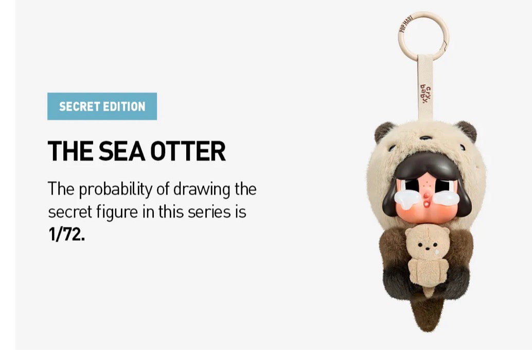CRYBABY Cry Me An Ocean Series - Vinyl Plush Pendant