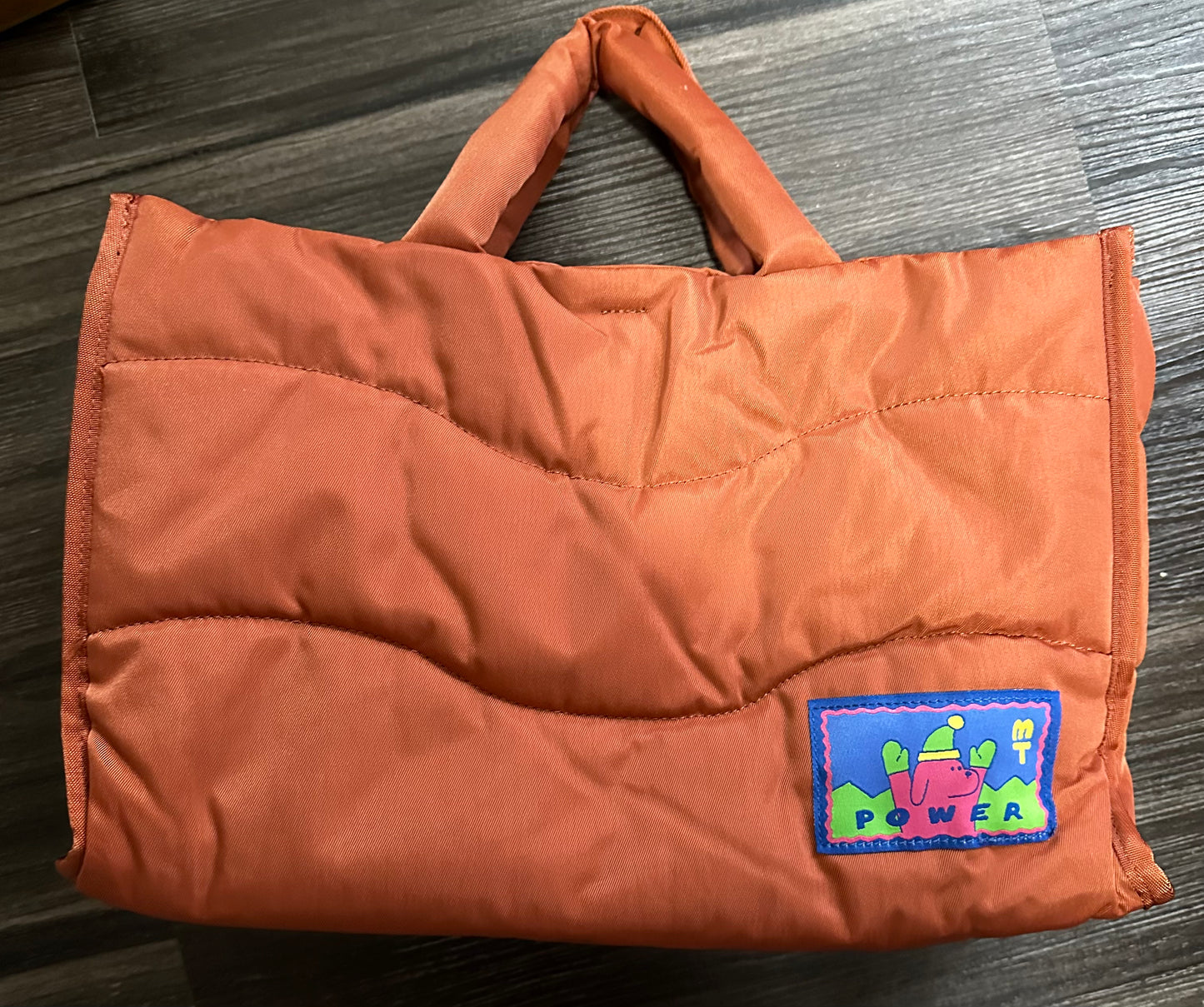 My time lab Blue Puffy Bag