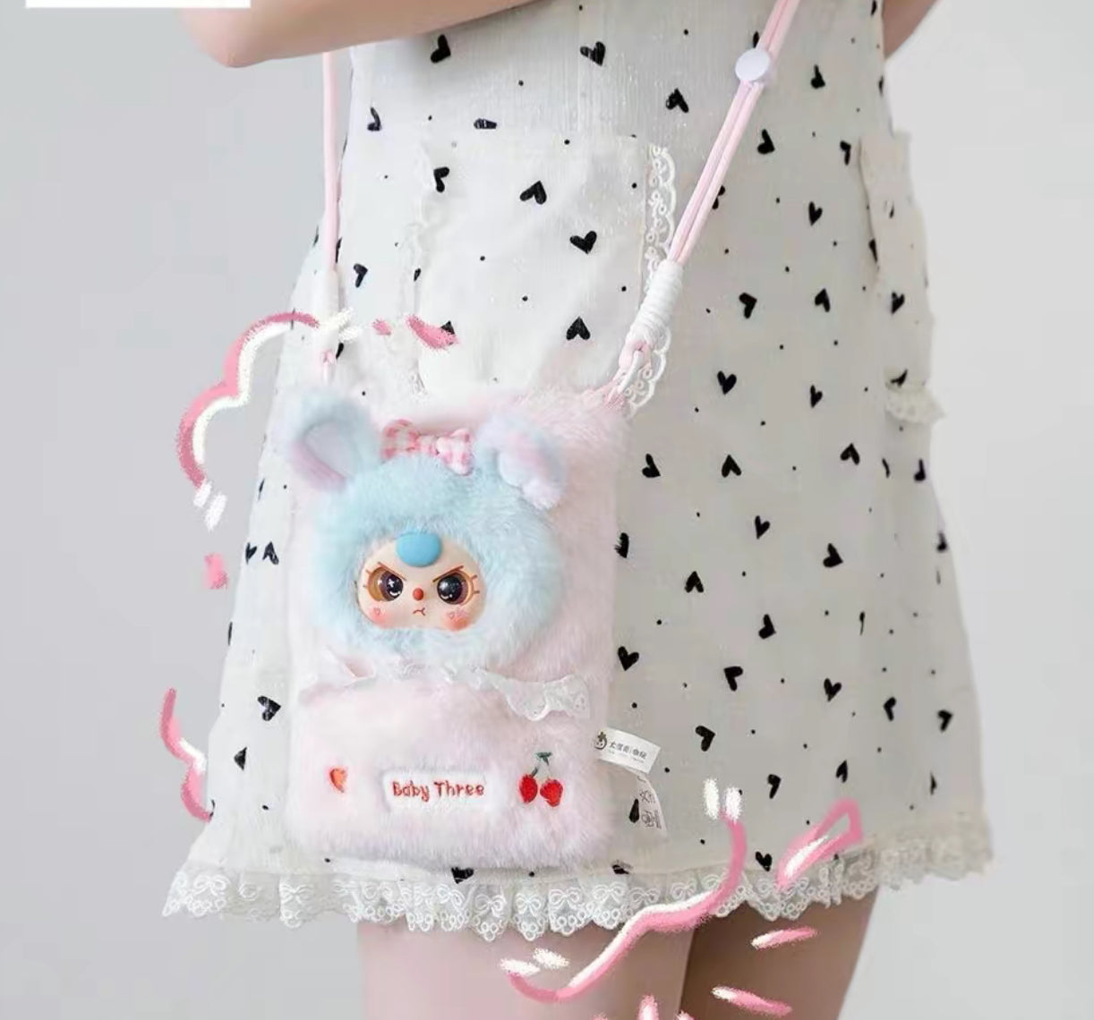 Baby three mobile hanging bag