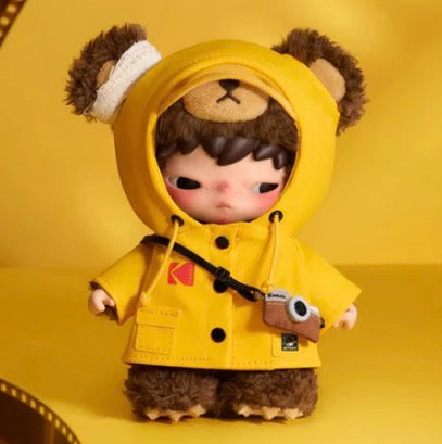 PRE ORDER Hirono × Kodak Little Bear Vinyl Plush Pendant, Korea Exclusive. (Will be shipped by the end of May)