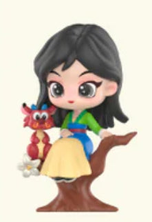 Disney Princess Fairy Tale Town Figure Model Blind Box