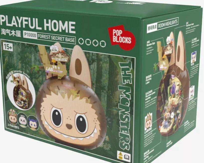 THE MONSTERS FOREST SECRET BASE - Blocks PLAYFUL HOME