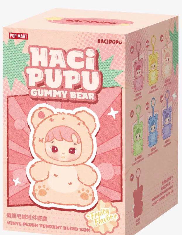 HACIPUPU Gummy Bear Series-Vinyl Plush Pendant Blind Box