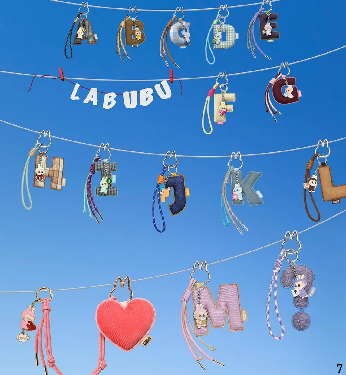 BACK ORDER THE MONSTERS Pin for Love Series- Letter Pendant