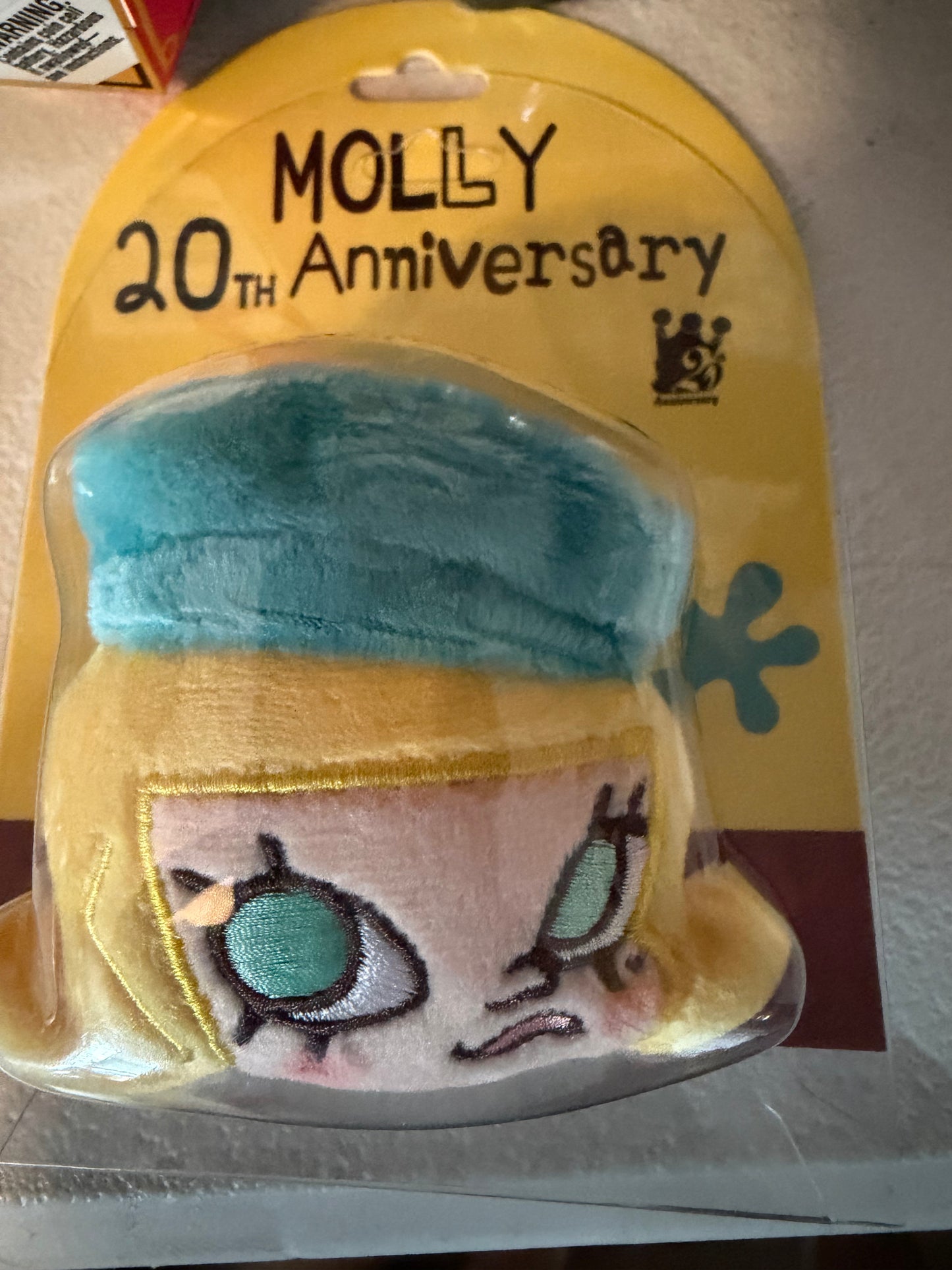 Molly 20th Anniversary Exhibition Limited Plush Badge.