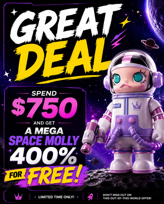 Spend $750 and get a Mega Space Molly 400%