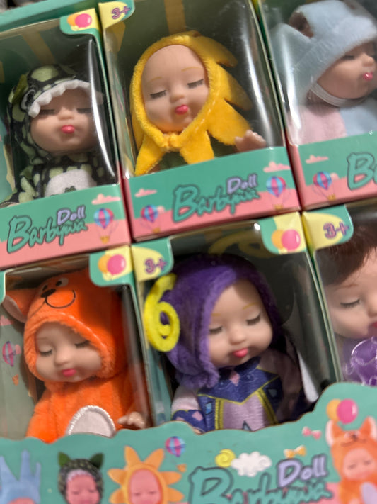 4 Inch Mini Baby Cute Realistic Dolls