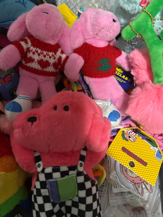 Plush keychain & Charm & Clip