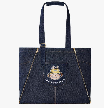 THE MONSTERS FALL IN WILD SERIES-Denim Apron Bag