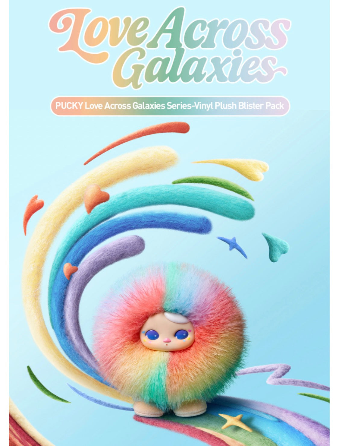 Pucky love across the galaxy vinyl plush pendant