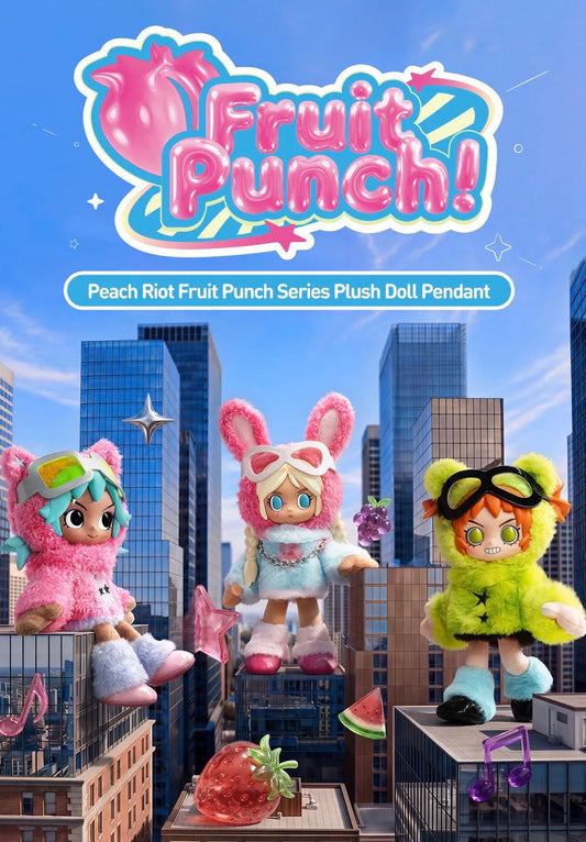 Pre order Peach Riot Fruit Punch plush doll pendant
