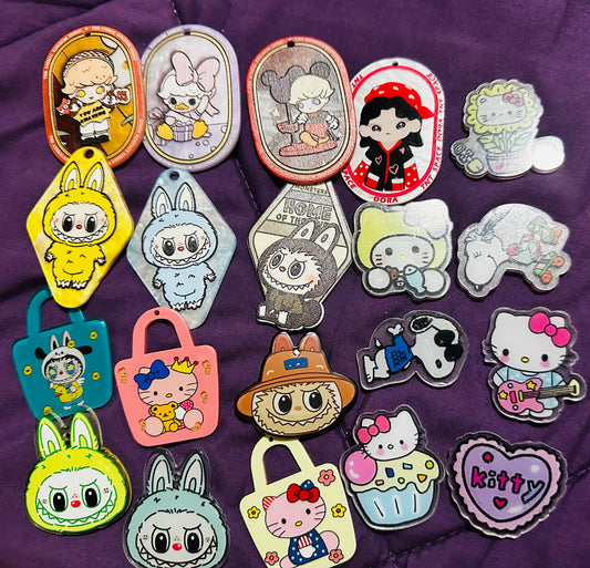 20 piezas pack mix acrílicos