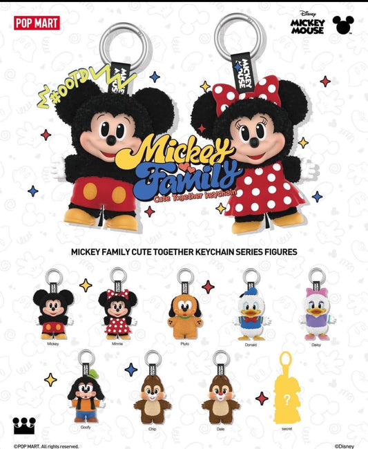MICKEY & Family plush PENDANT POPMART