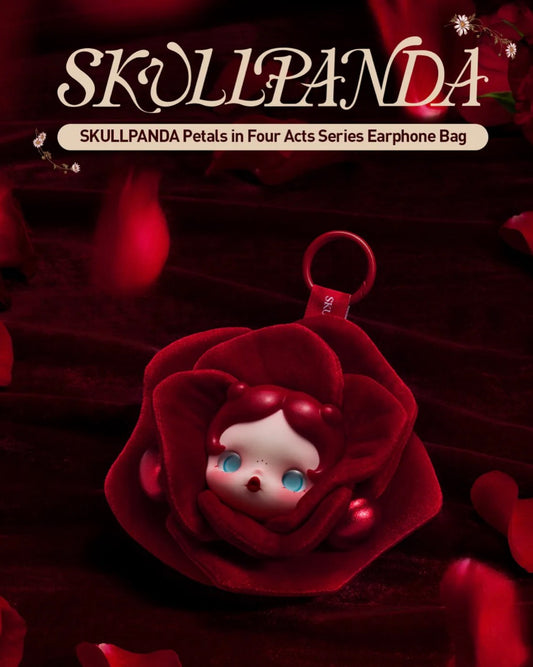 SKULLPANDA Petals in Four Acts Series Earphone Bag