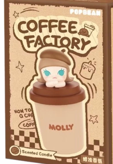Pop bean coffee factory scented Candle