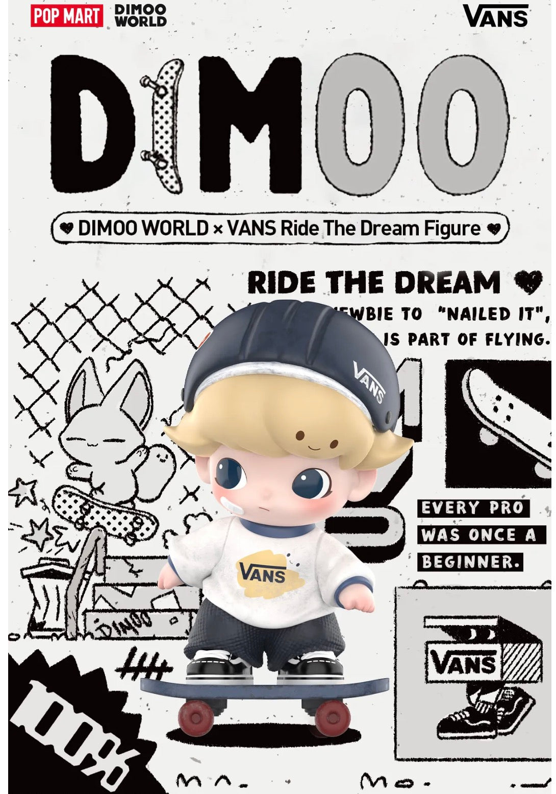 DIMOO WORLD × VANS Ride The Dream Figure