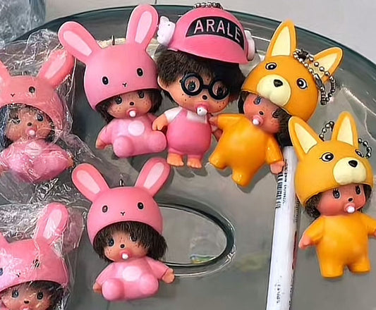Monchichi figura/keychain