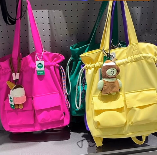 NEW BRAND Shoulder bag/backpack & CHARMS
