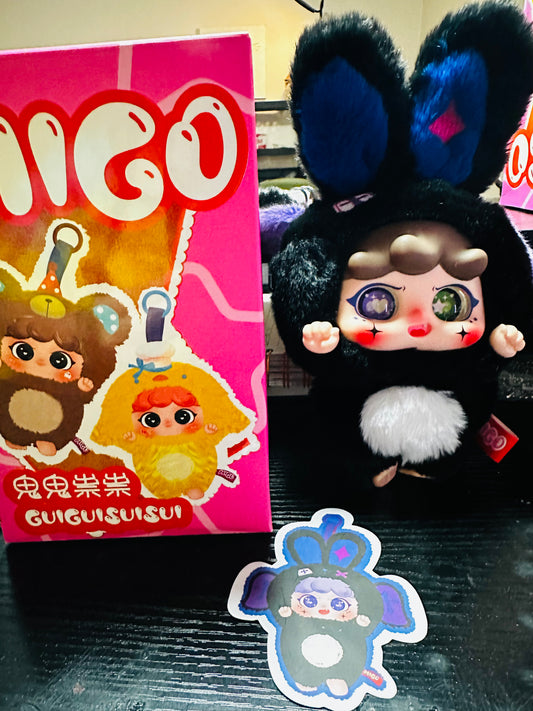 SUPER SECRET PRACTICAL JOKE  New Genuine Migo Guiguisuisui Series Blind Box Plush Pendant