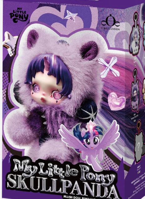 SKULLPANDA X My Little Pony plush pendant