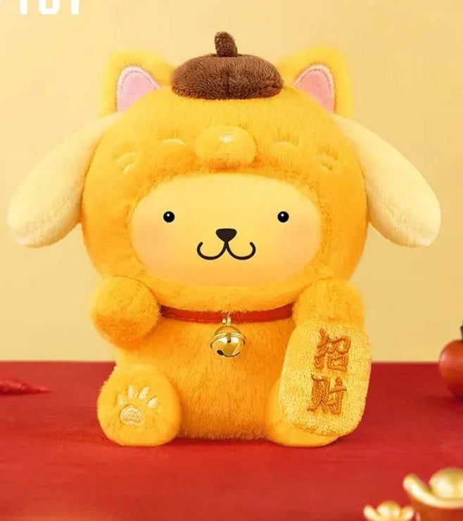 Sanrio Characters Lucky Cat Series Plush Blind Box