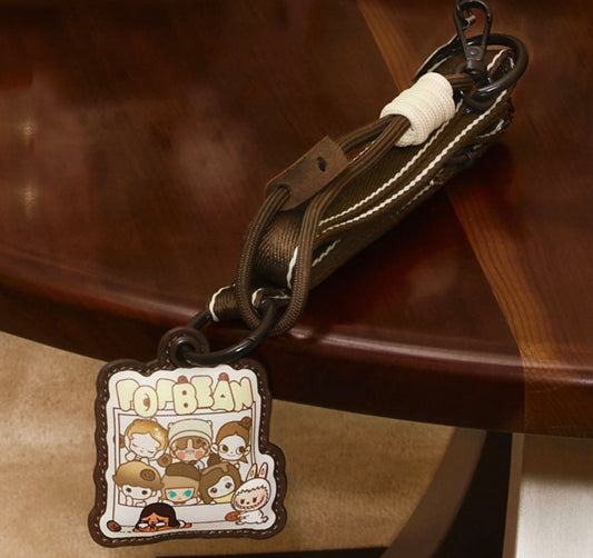 Pop bean coffee factory series long lanyard