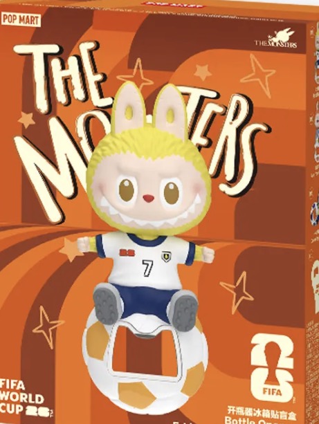 THE MONSTERS × FIFA SERIES - Bottle Opener Fridge Magnet Blind Box