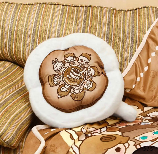 POP BEAN Coffee Factory Series-Blanket & Pillow Set