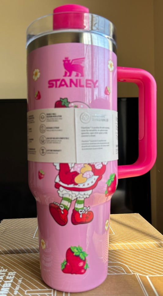 Pink Strawberry Shortcake Tumbler 40oz