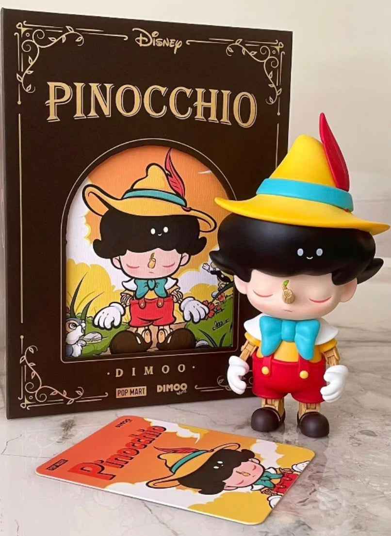 PRE ORDER POP MART DIMOO WORLD The Monster DIMOO Pinocchio Yellow Red ABS PVC Figure Model