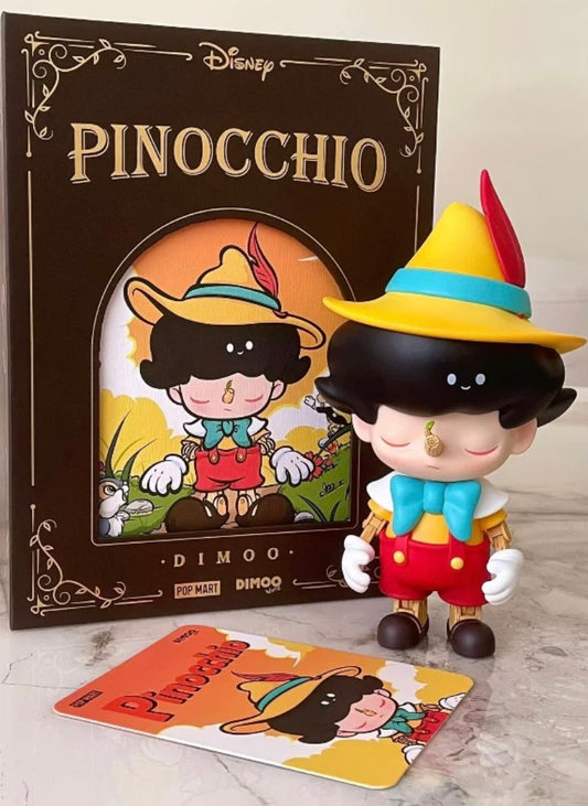 PRE ORDER POP MART DIMOO WORLD The Monster DIMOO Pinocchio Yellow Red ABS PVC Figure Model
