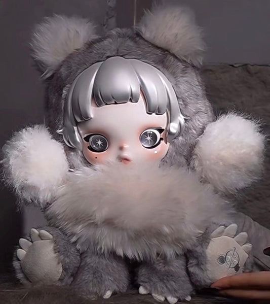 Back order Skullpanda Punk Panda Series 30cm Plush Doll