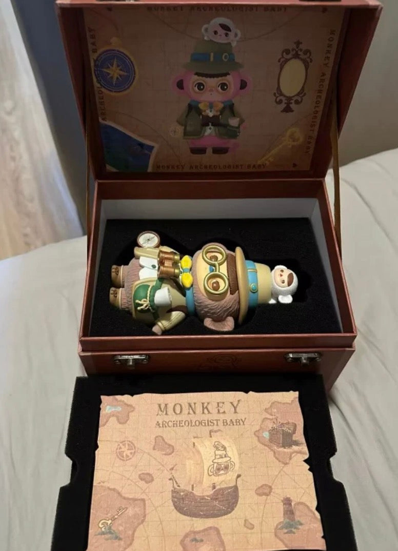 Back order PUCKY Monkey Archeologist Baby Figure Limited Edition