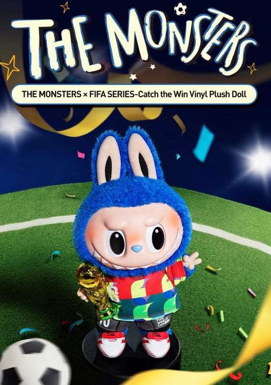 PRE ORDER THE MONSTERS × FIFA SERIES-Catch the Win Vinyl Plush Doll