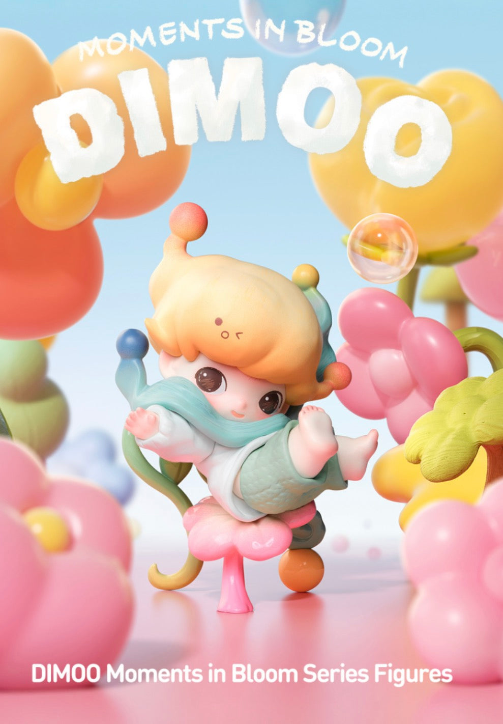Dimoo moments in bloom series