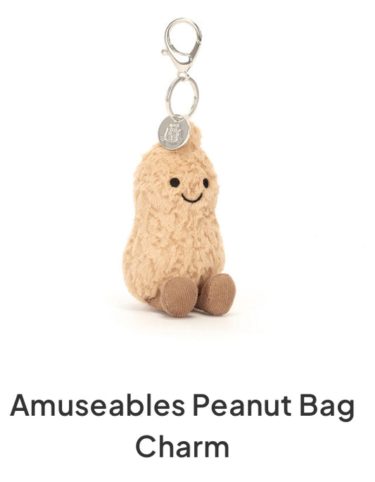 AMUSEABLES PEANUT KEYCHAIN