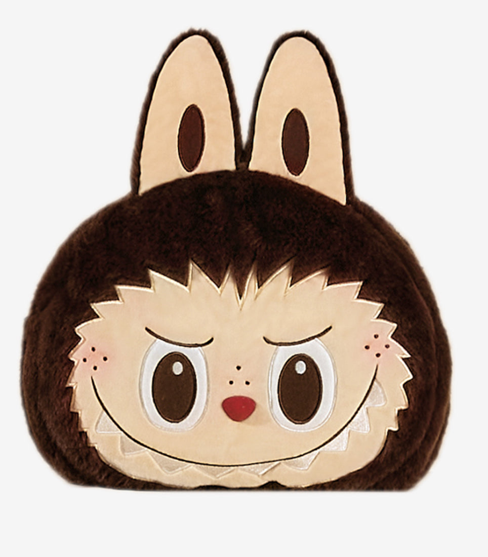 Labubu head backpack