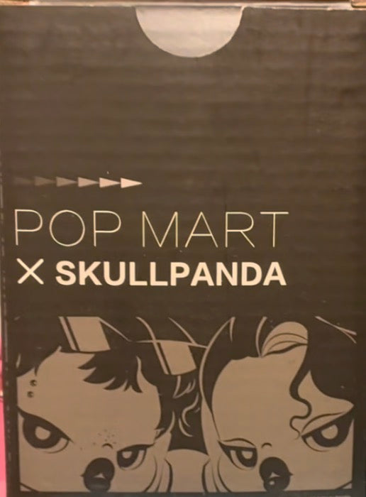 POP MART SKULLPANDA White Recycle Coffee Cup “PLAY NEVER ENDS”, New