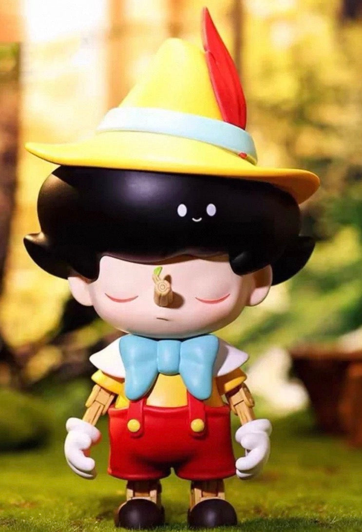 PRE ORDER POP MART DIMOO WORLD The Monster DIMOO Pinocchio Yellow Red ABS PVC Figure Model