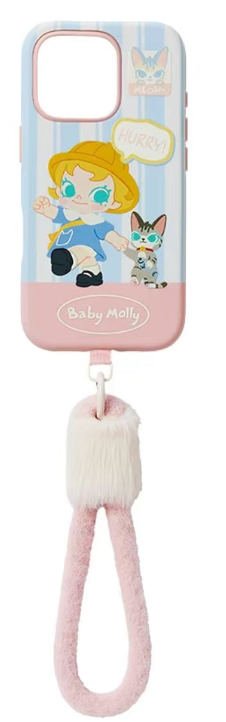 Baby Molly & baby tabby series-Phone case with charm