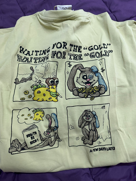 The monster store green rabbit t shirt size M