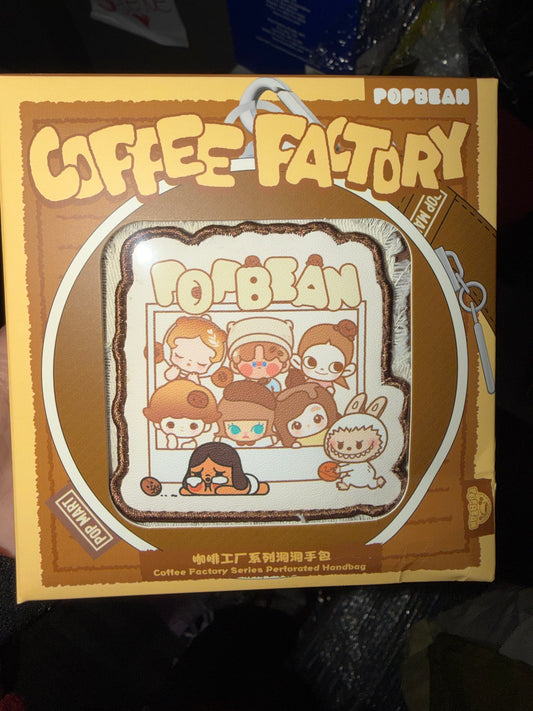 POP BEAN Coffee Factory Series-Perforated Handbag