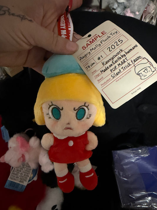 Angry Molly plush pendant high quality