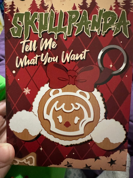 Skullpanda tell me what you want series charm pendant
