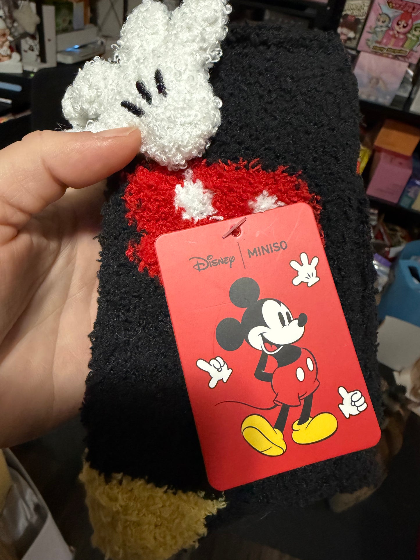 Mickey fluffy socks